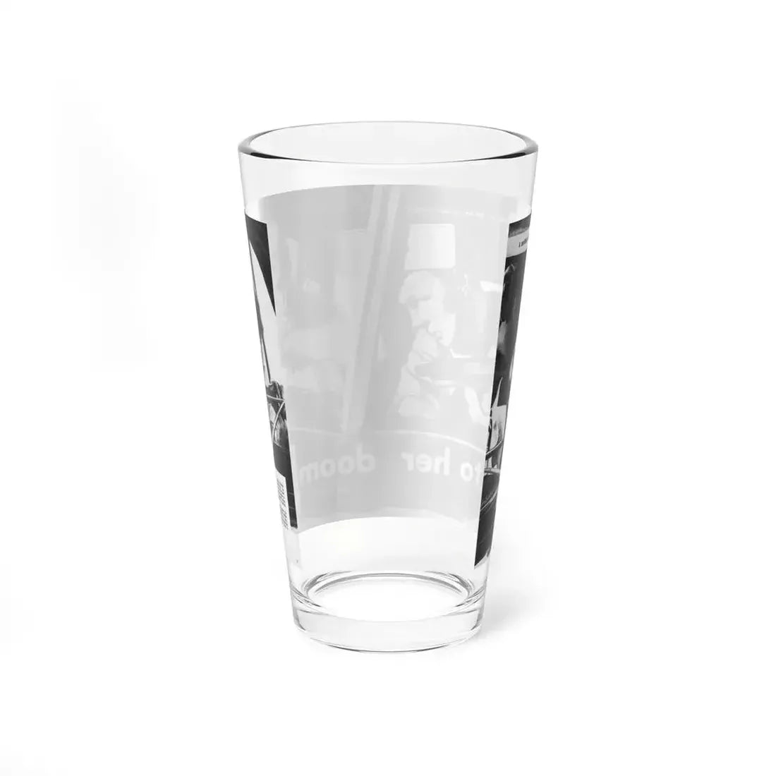 Ride to the doom, Front Page Detective, December 1949 (Magazine Illustration) Pint Glass 16oz - Go Mug Yourself