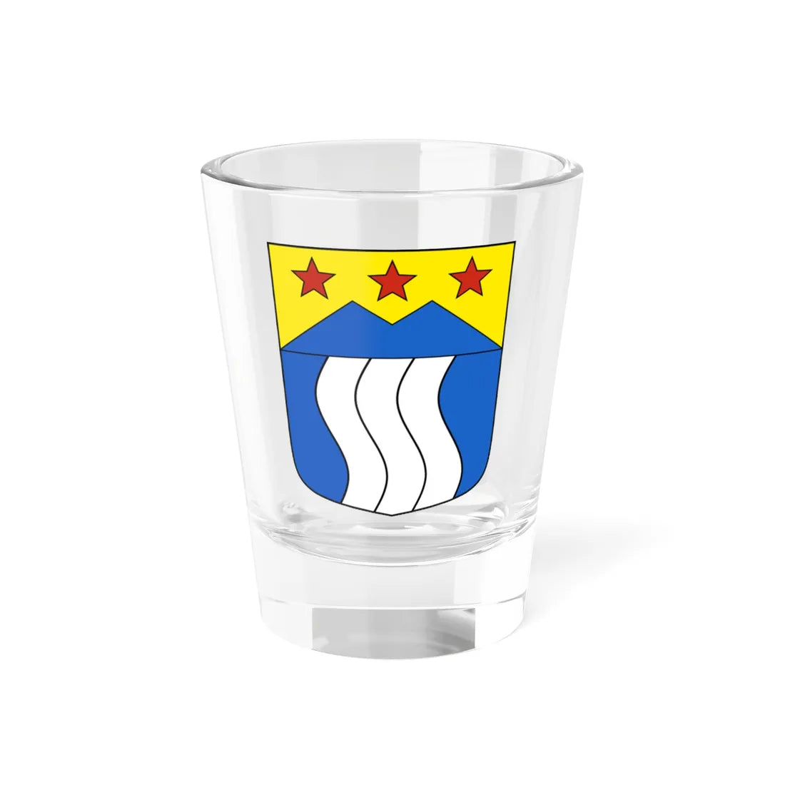 Riederalp-blazon (Switzerland) (Coat of Arms) Shot Glass 1.5oz 1.5oz - Go Mug Yourself