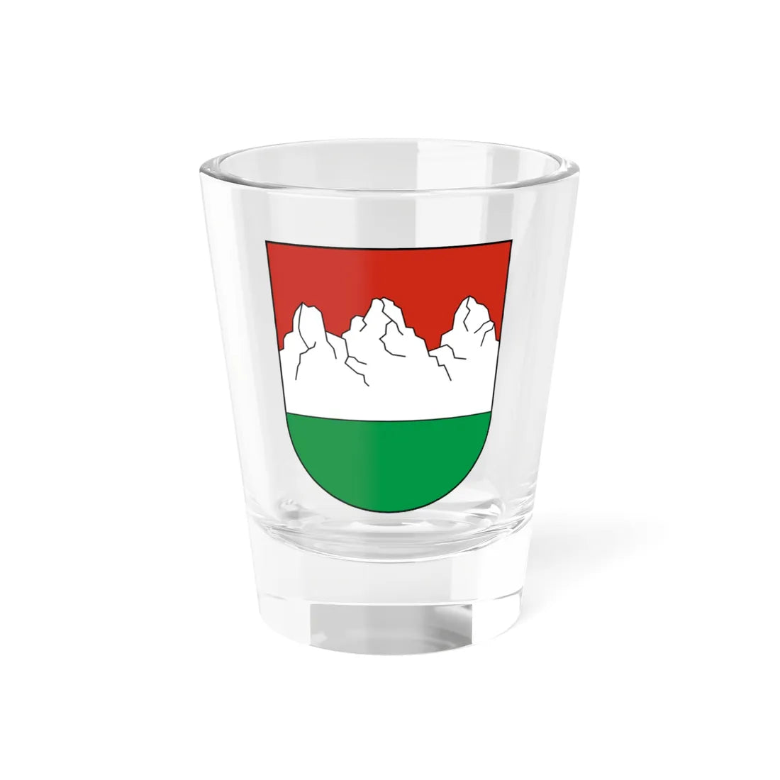 Riemenstalden-blazon (Switzerland) (Coat of Arms) Shot Glass 1.5oz 1.5oz - Go Mug Yourself