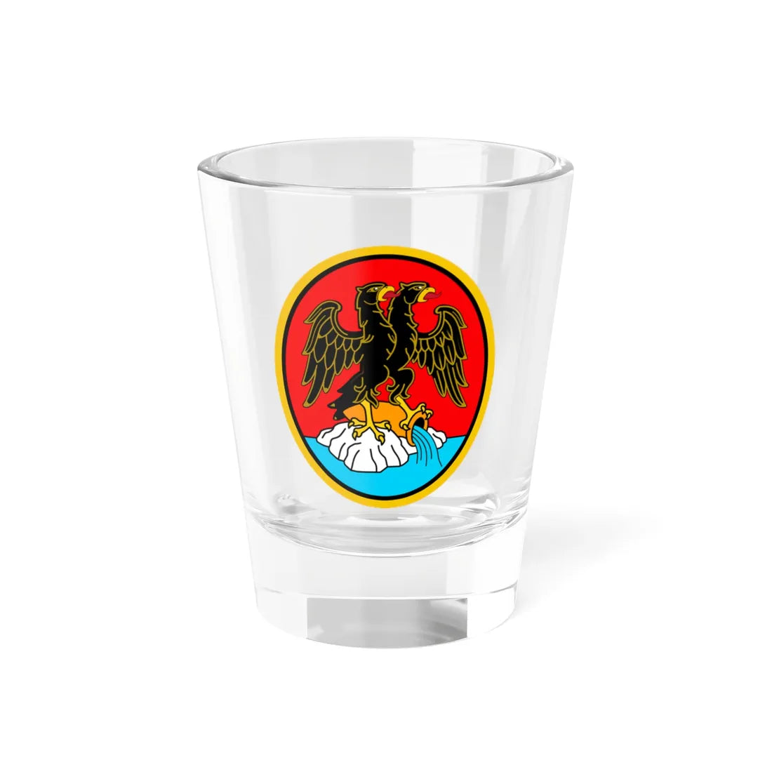 Rijeka COA (Croatia) (Coat of Arms) Shot Glass 1.5oz 1.5oz - Go Mug Yourself