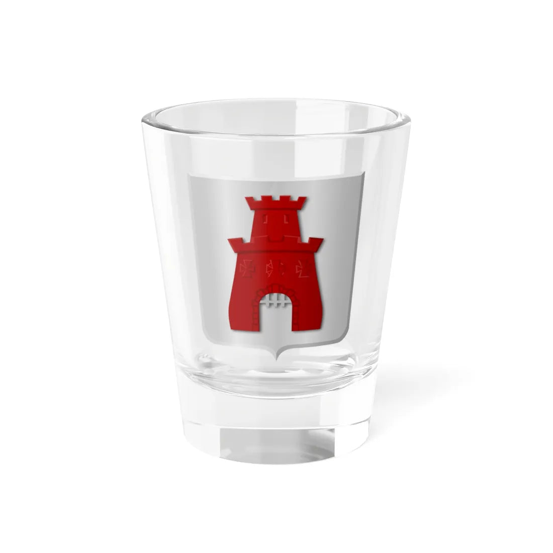 Rijnsburg wapen (Netherlands) (Coat of Arms) Shot Glass 1.5oz 1.5oz - Go Mug Yourself