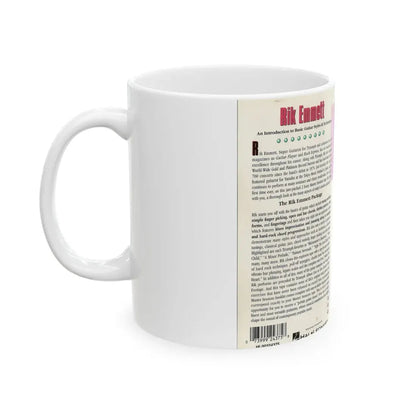 RIK EMMETT INSTRUCTIONAL GUITAR VIDEO (VHS COVER) - White Coffee Mug - Go Mug Yourself