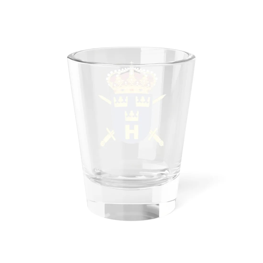Rikshemvärnsstaben vapen (Sweden) (Coat of Arms) Shot Glass 1.5oz - Go Mug Yourself