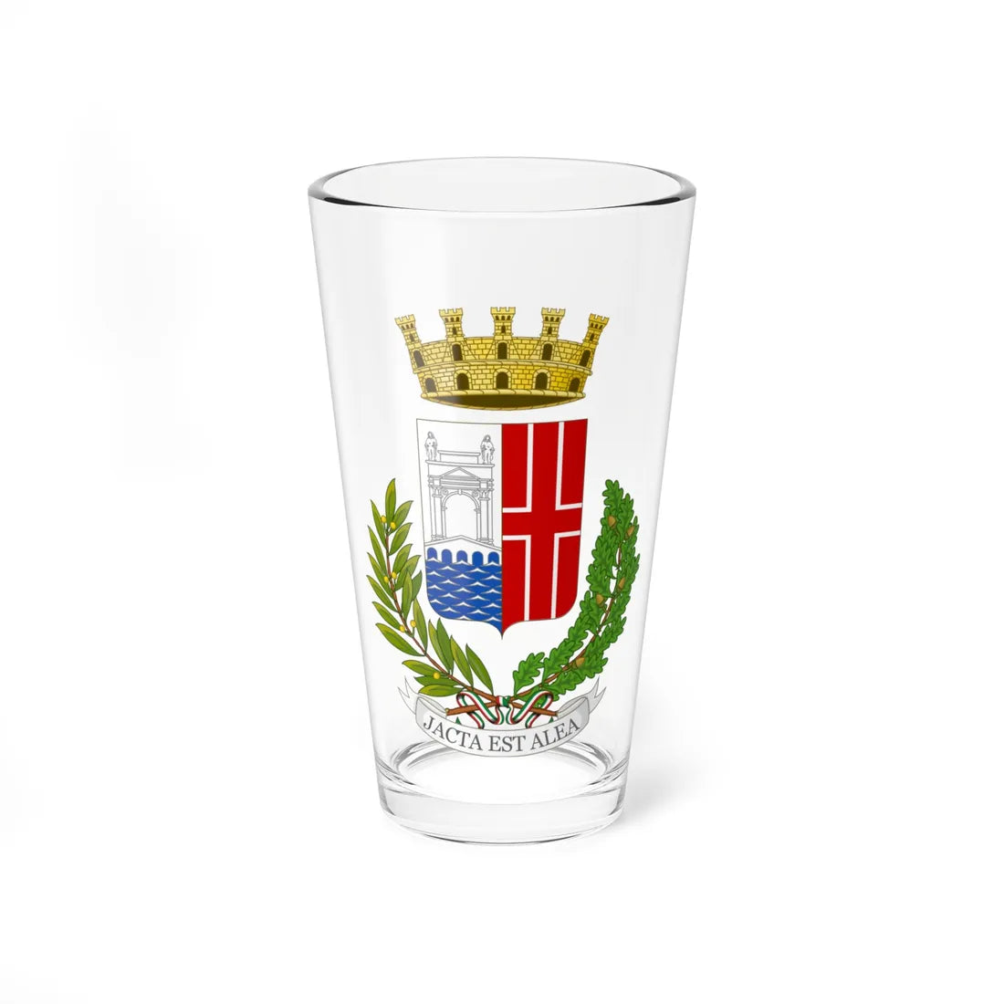 Rimini-Stemma (Italy) (Coat of Arms) Pint Glass 16oz 16oz - Go Mug Yourself