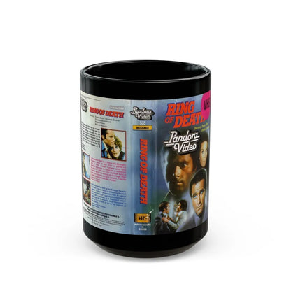 RING OF DEATH (VHS COVER) - Black Coffee Mug-15oz-Go Mug Yourself