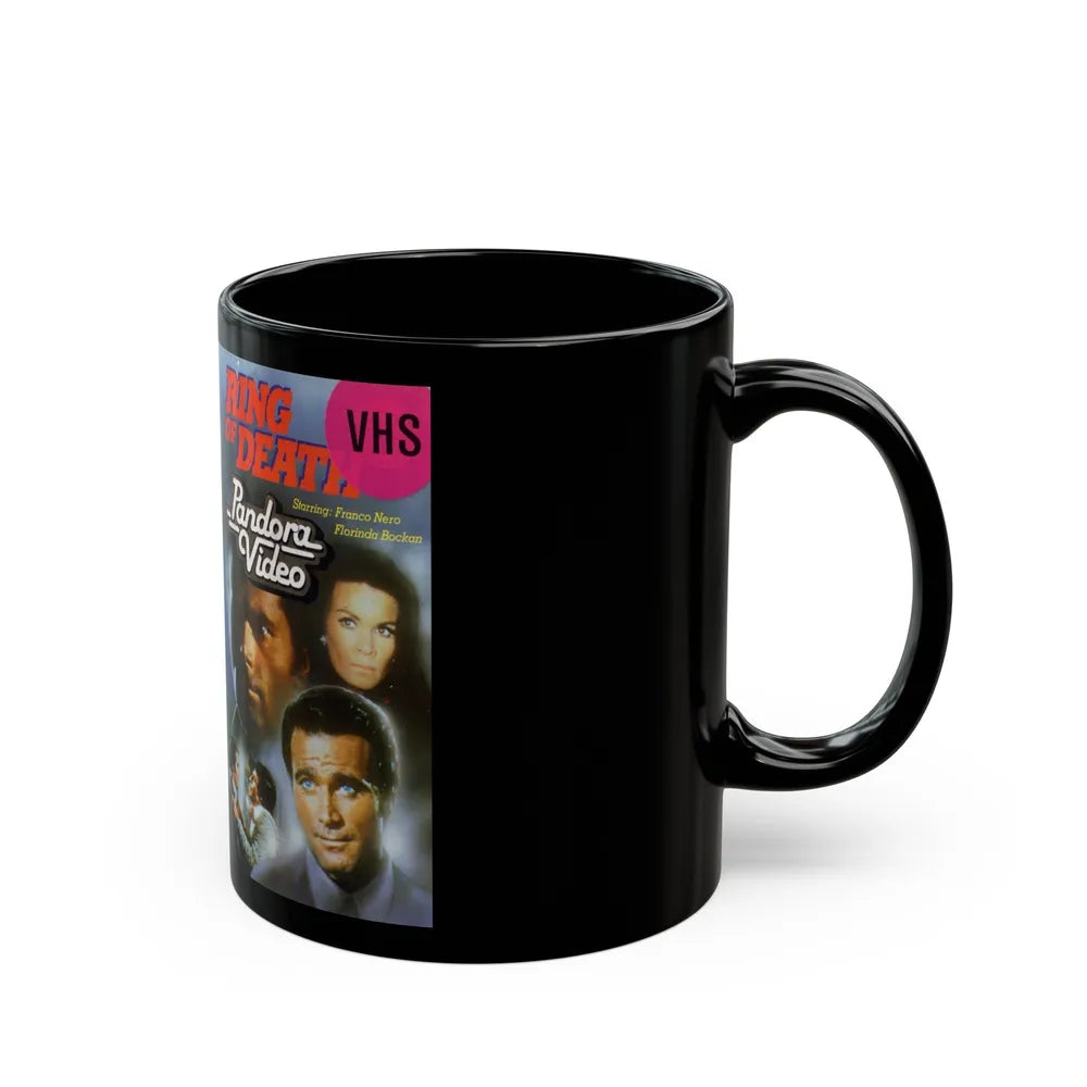 RING OF DEATH (VHS COVER) - Black Coffee Mug-Go Mug Yourself