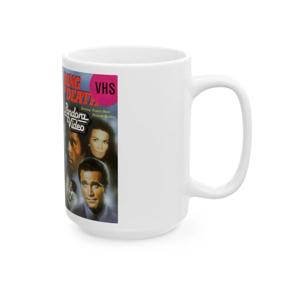 RING OF DEATH (VHS COVER) - White Coffee Mug-Go Mug Yourself