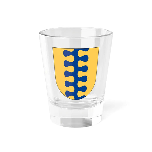 Ringarum församling vapen (Sweden) (Coat of Arms) Shot Glass 1.5oz 1.5oz - Go Mug Yourself