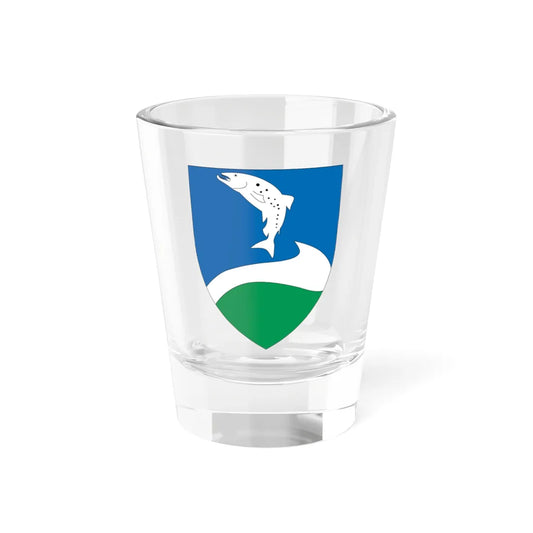 Ringkøbing-Skjern Kommune coa (Denmark) (Coat of Arms) Shot Glass 1.5oz 1.5oz - Go Mug Yourself