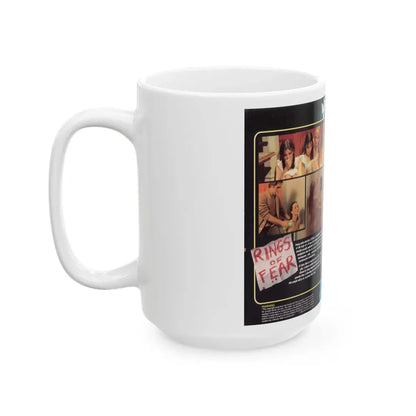 RINGS OF FEAR (VHS COVER) - White Coffee Mug - Go Mug Yourself
