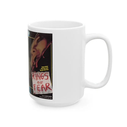 RINGS OF FEAR (VHS COVER) - White Coffee Mug-Go Mug Yourself