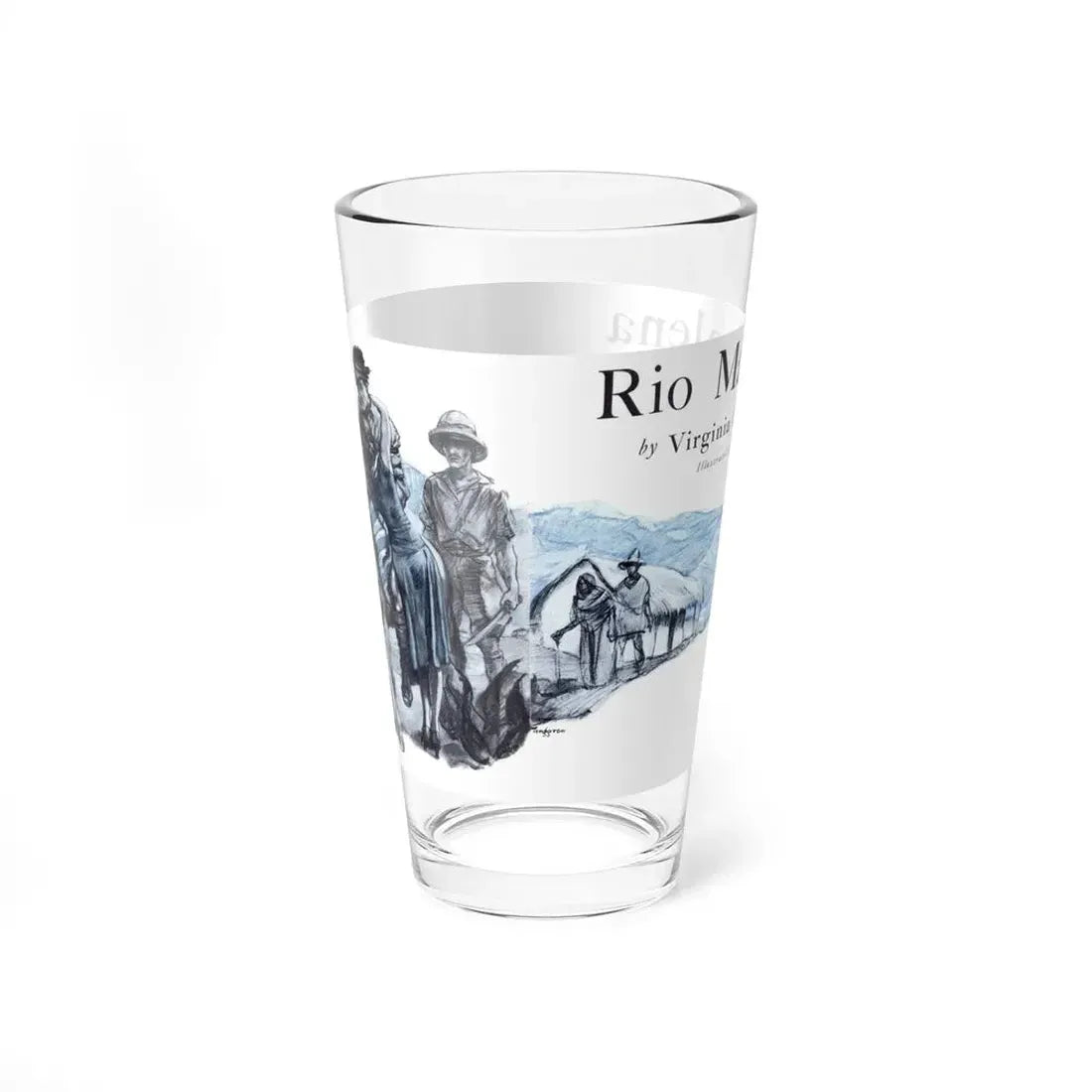 Rio Magdalena (1), Redbook, December 1932 (Magazine Illustration) Pint Glass 16oz 16oz - Go Mug Yourself
