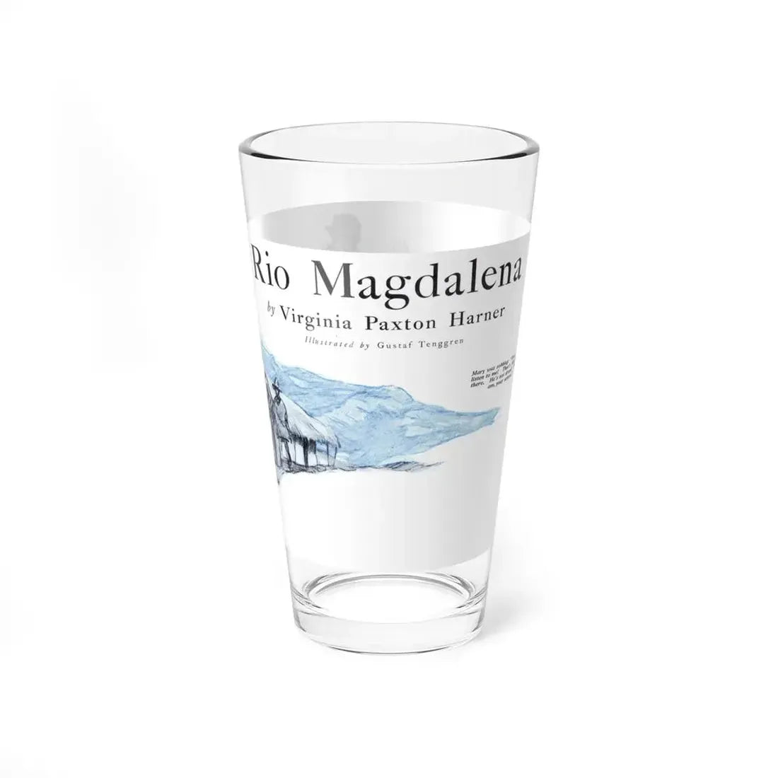 Rio Magdalena (1), Redbook, December 1932 (Magazine Illustration) Pint Glass 16oz - Go Mug Yourself