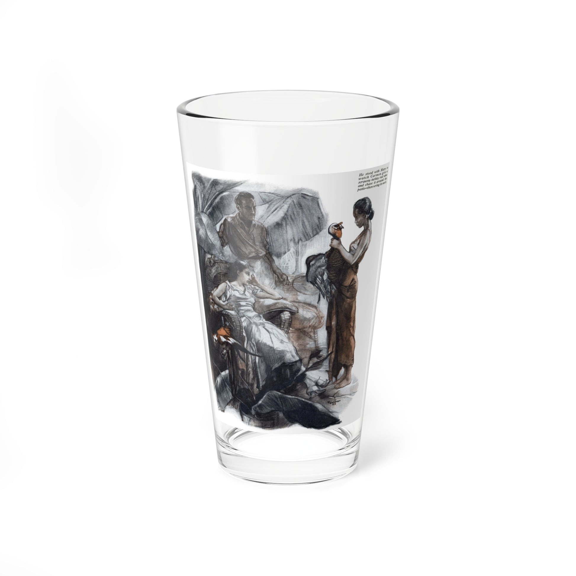 Rio Magdalena (2), Redbook, December 1932 (Magazine Illustration) Pint Glass 16oz-16oz-Go Mug Yourself