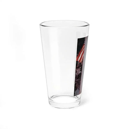 Riot at Willow Creek (1), Cosmopolitan, January 1958 (Magazine Illustration) Pint Glass 16oz - Go Mug Yourself