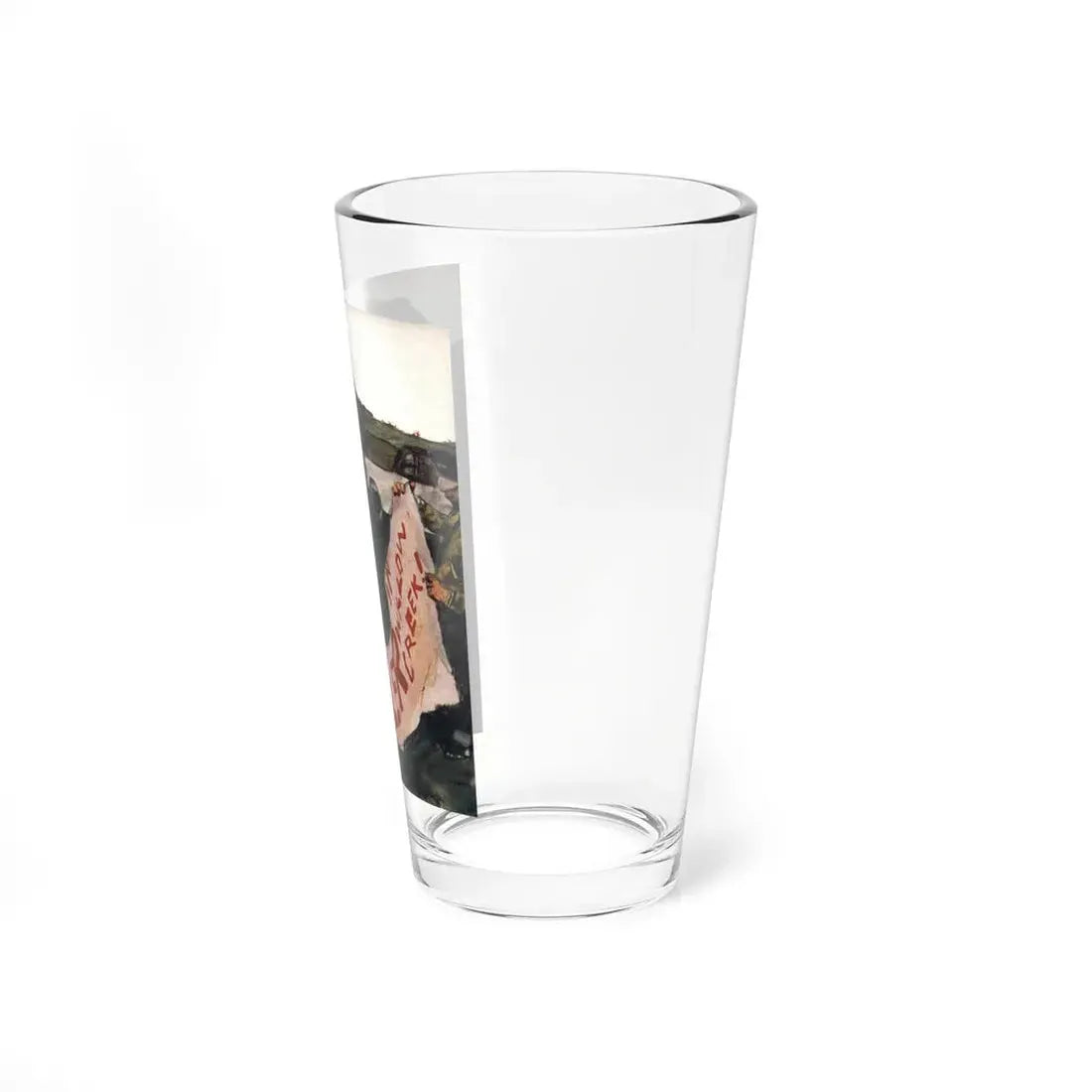 Riot at Willow Creek (2), Cosmopolitan, January 1958 (Magazine Illustration) Pint Glass 16oz - Go Mug Yourself