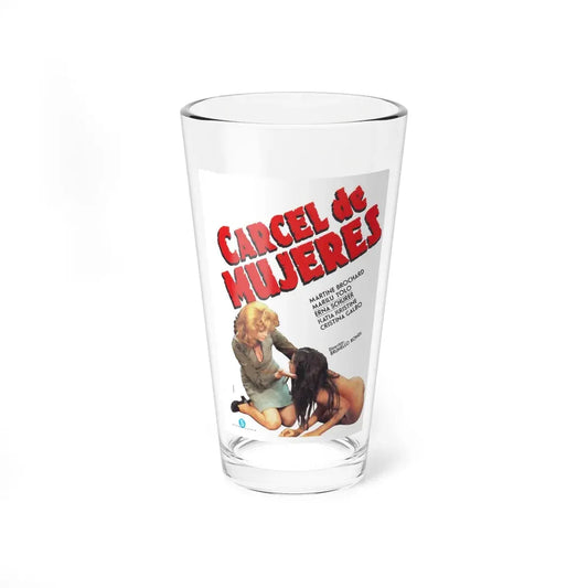 RIOT IN A WOMEN'S PRISON 1974 Movie Poster - Pint Glass 16oz 16oz - Go Mug Yourself