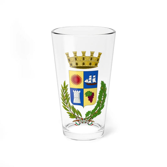 Riposto-Stemma (Italy) (Coat of Arms) Pint Glass 16oz 16oz - Go Mug Yourself