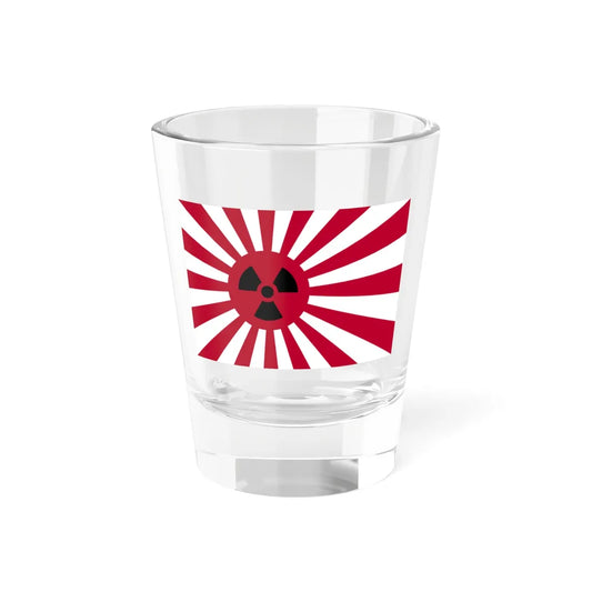 Rising Nuclear Flag (Japan) Shot Glass 1.5oz 1.5oz - Go Mug Yourself
