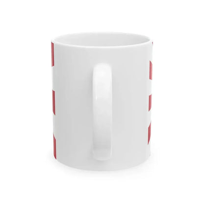 Rising Nuclear Flag (Japan) White Coffee Mug - Go Mug Yourself