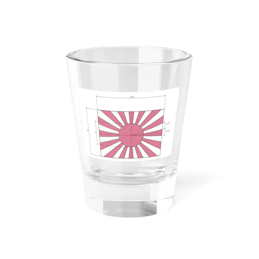 Rising sun flagConstruction sheet (Japan) Shot Glass 1.5oz 1.5oz - Go Mug Yourself