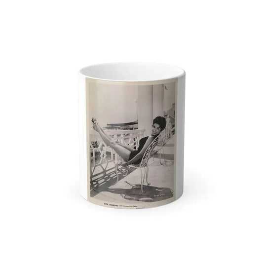 Rita Moreno #01 (Vintage Female Icon) Color Changing Mug 11oz 11oz - Go Mug Yourself