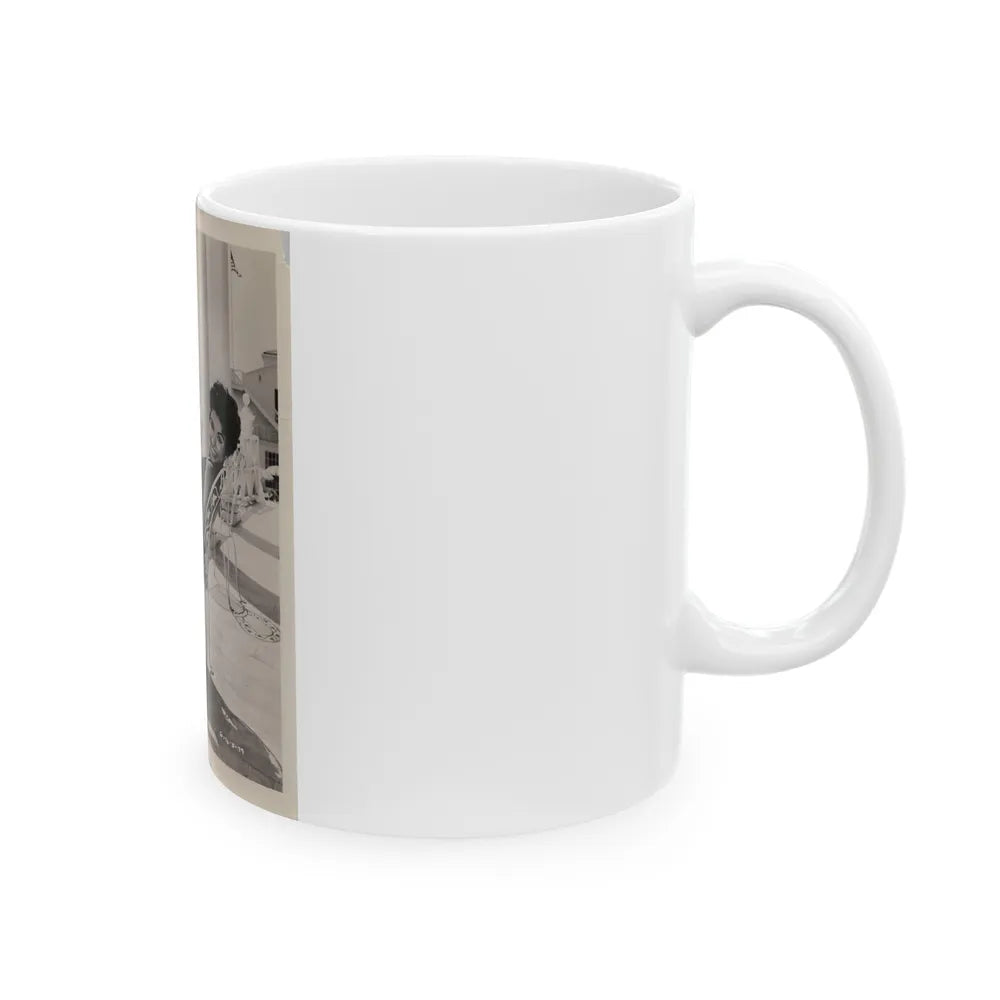 Rita Moreno #01 (Vintage Female Icon) White Coffee Mug-Go Mug Yourself