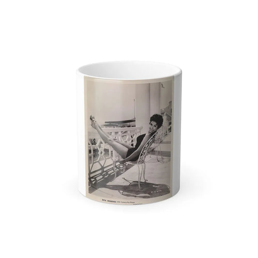 Rita Moreno #01 (Vintage Female Icons) Color Changing Mug 11oz-11oz-Go Mug Yourself