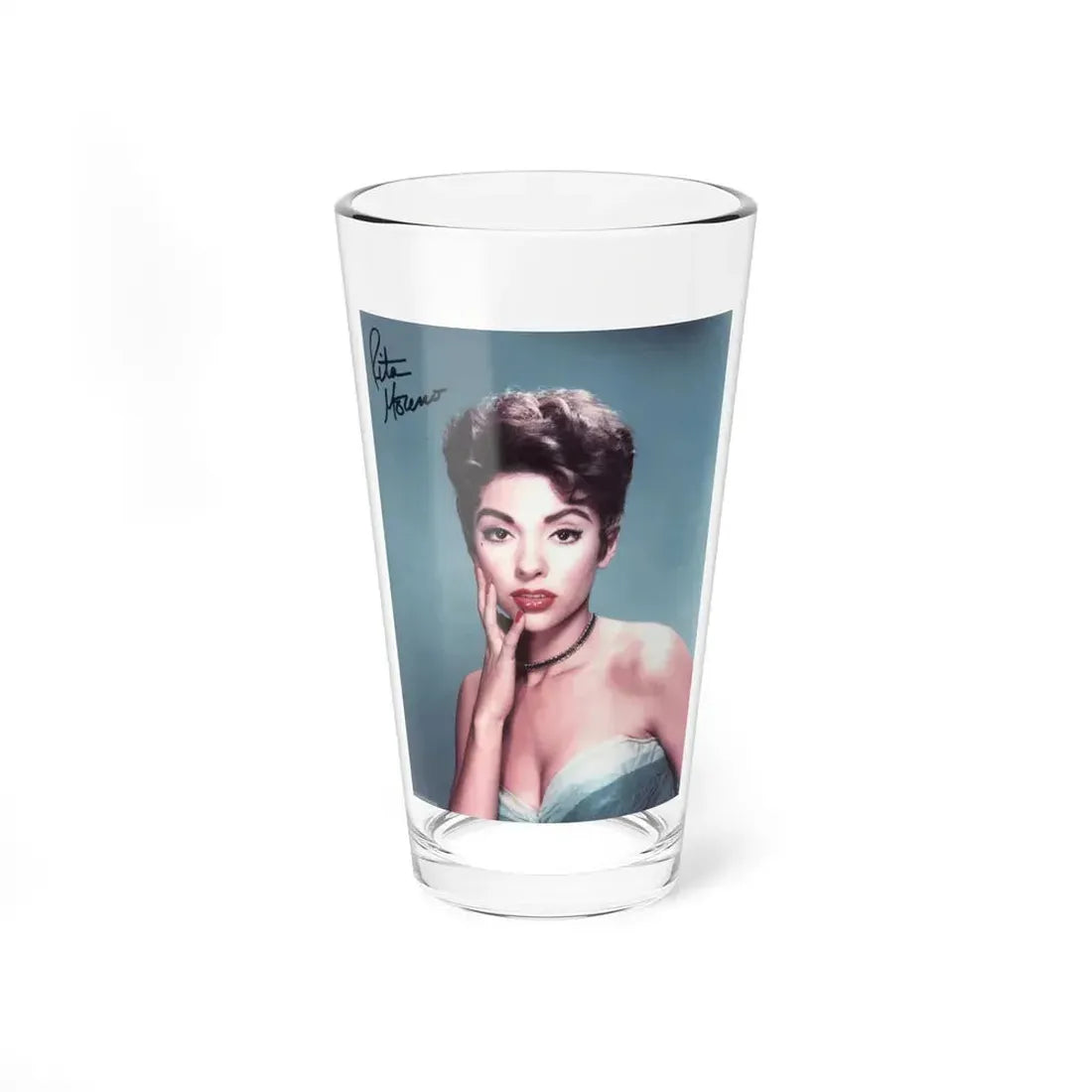 Rita Moreno #03 (Vintage Female Icon) Pint Glass 16oz 16oz - Go Mug Yourself