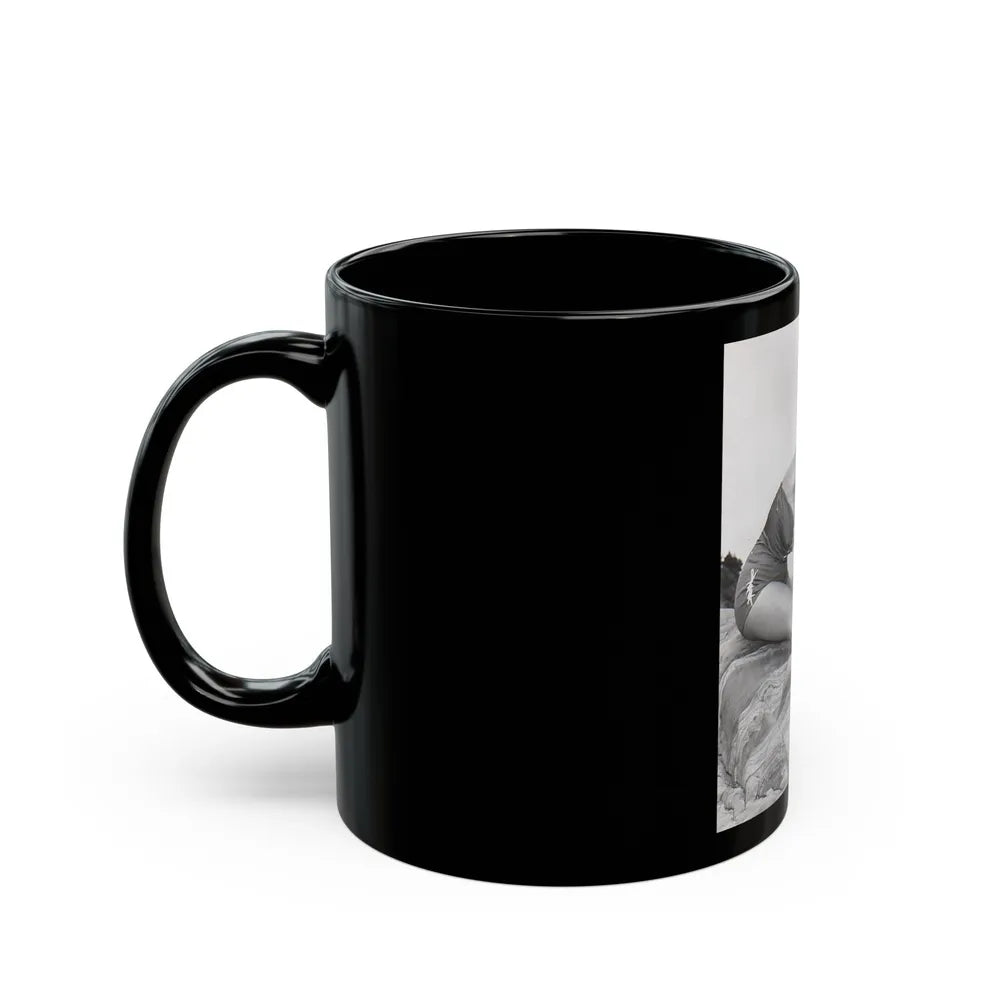 Rita Moreno #05 (Vintage Female Icon) Black Coffee Mug-Go Mug Yourself