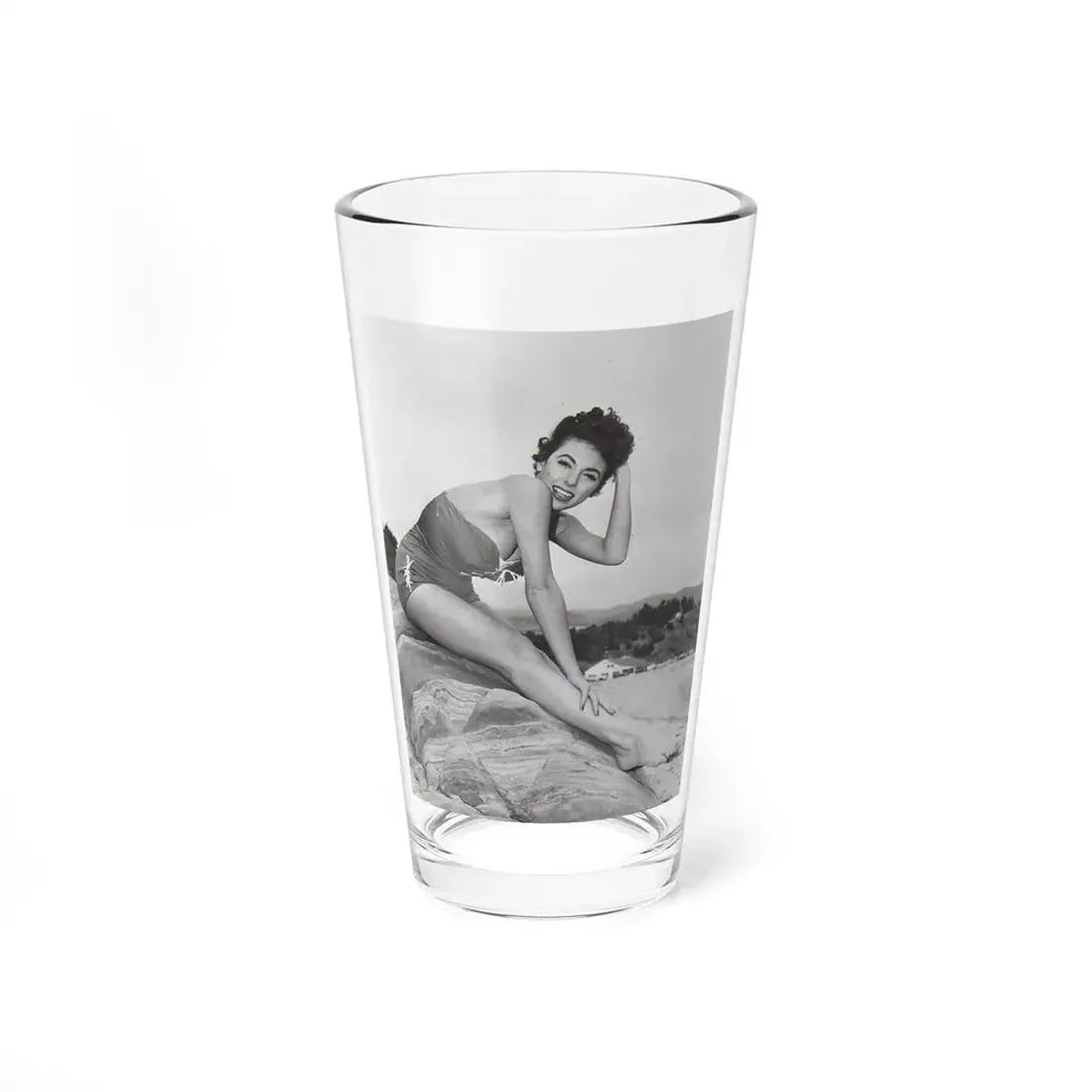Rita Moreno #05 (Vintage Female Icon) Pint Glass 16oz 16oz - Go Mug Yourself