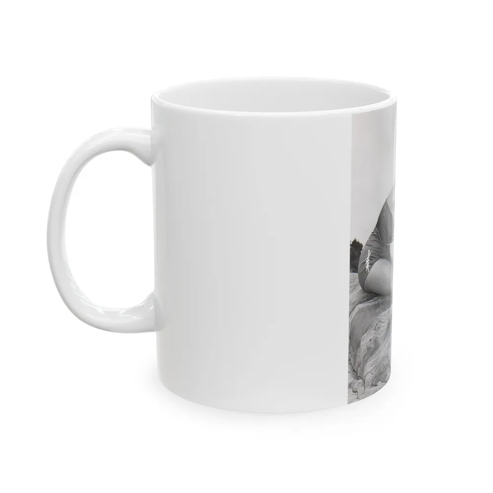 Rita Moreno #05 (Vintage Female Icon) White Coffee Mug-Go Mug Yourself