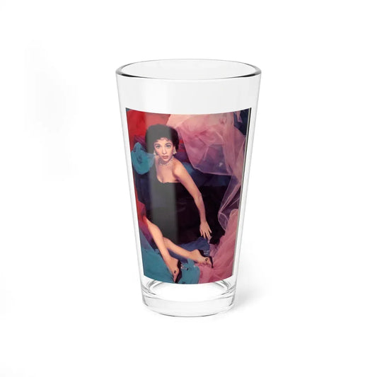Rita Moreno #06 (Vintage Female Icon) Pint Glass 16oz 16oz - Go Mug Yourself