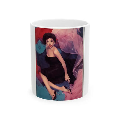 Rita Moreno #06 (Vintage Female Icon) White Coffee Mug 11oz - Go Mug Yourself