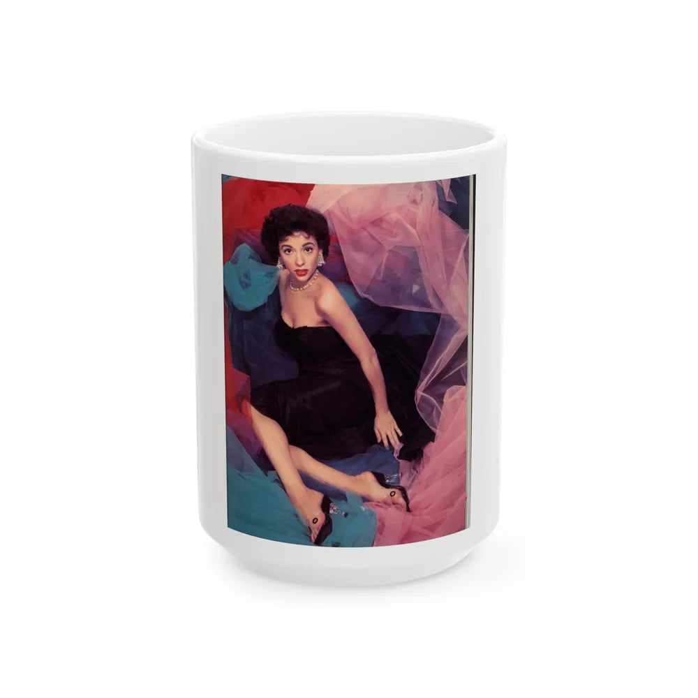 Rita Moreno #06 (Vintage Female Icon) White Coffee Mug-15oz-Go Mug Yourself