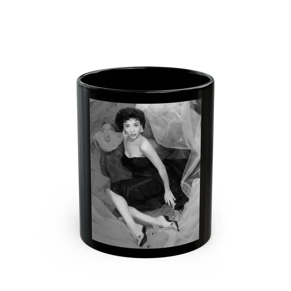 Rita Moreno #061 (Vintage Female Icon) Black Coffee Mug-11oz-Go Mug Yourself