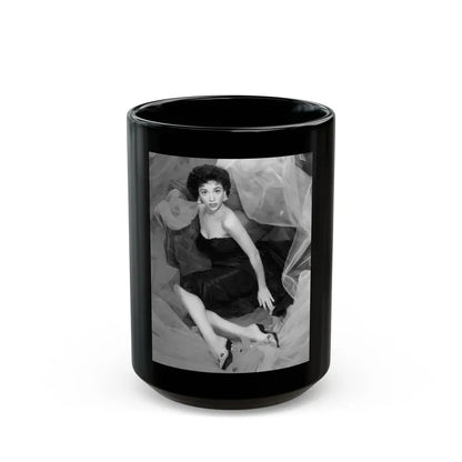 Rita Moreno #061 (Vintage Female Icon) Black Coffee Mug 15oz - Go Mug Yourself