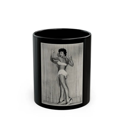 Rita Moreno #08 (Vintage Female Icon) Black Coffee Mug-11oz-Go Mug Yourself