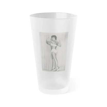 Rita Moreno #08 (Vintage Female Icon) Frosted Pint Glass 16oz 16oz Frosted - Go Mug Yourself