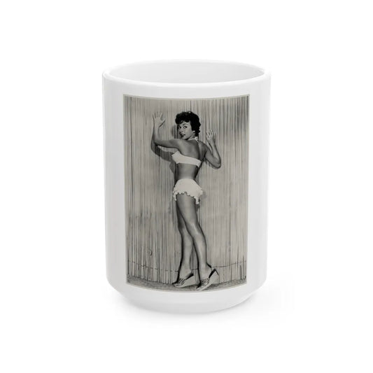 Rita Moreno #08 (Vintage Female Icon) White Coffee Mug-15oz-Go Mug Yourself