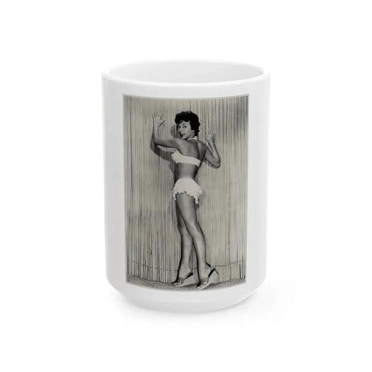 Rita Moreno #08 (Vintage Female Icon) White Coffee Mug 15oz - Go Mug Yourself