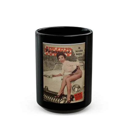 Rita Moreno #11 - Mag. Cover (Vintage Female Icon) Black Coffee Mug 15oz - Go Mug Yourself