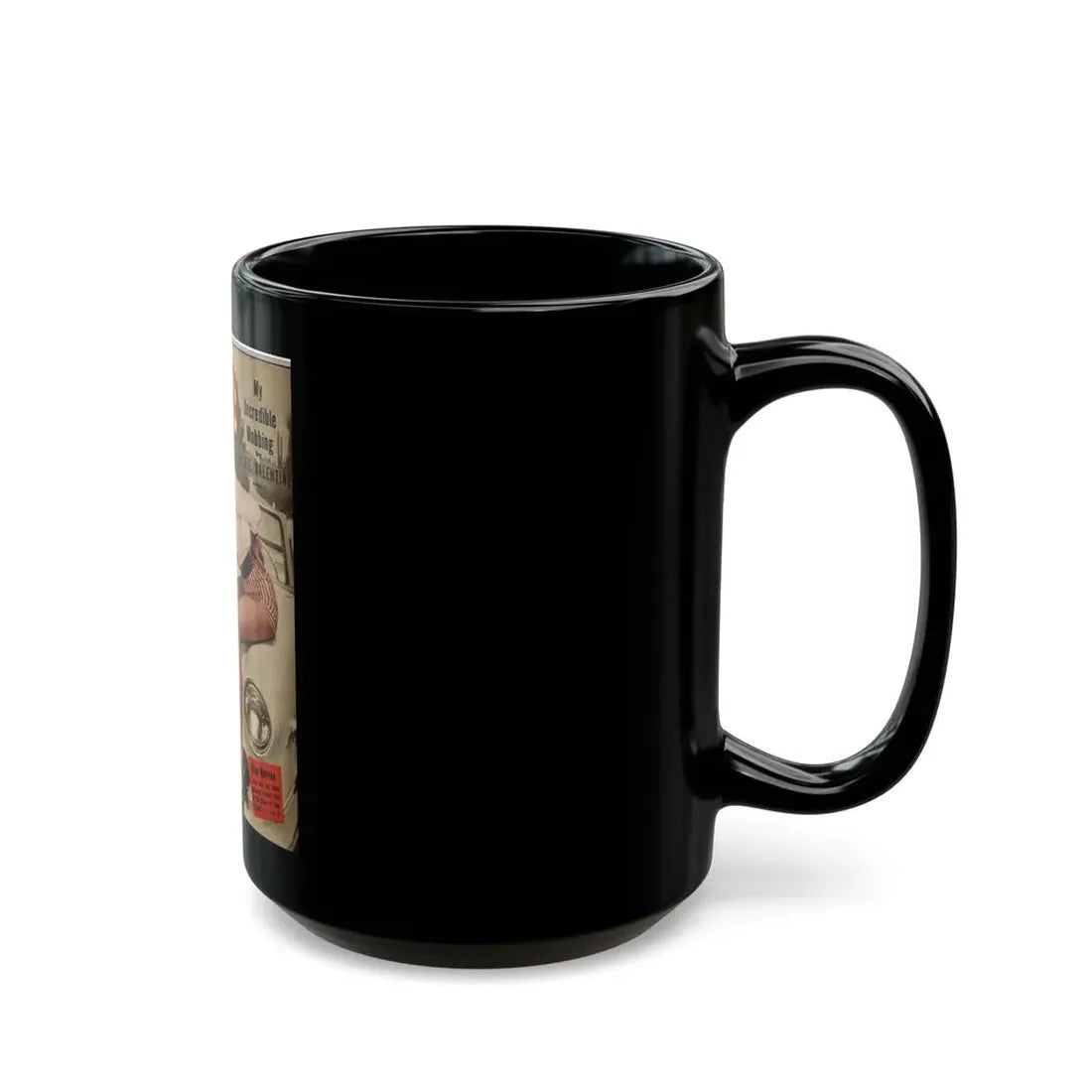 Rita Moreno #11 - Mag. Cover (Vintage Female Icon) Black Coffee Mug - Go Mug Yourself