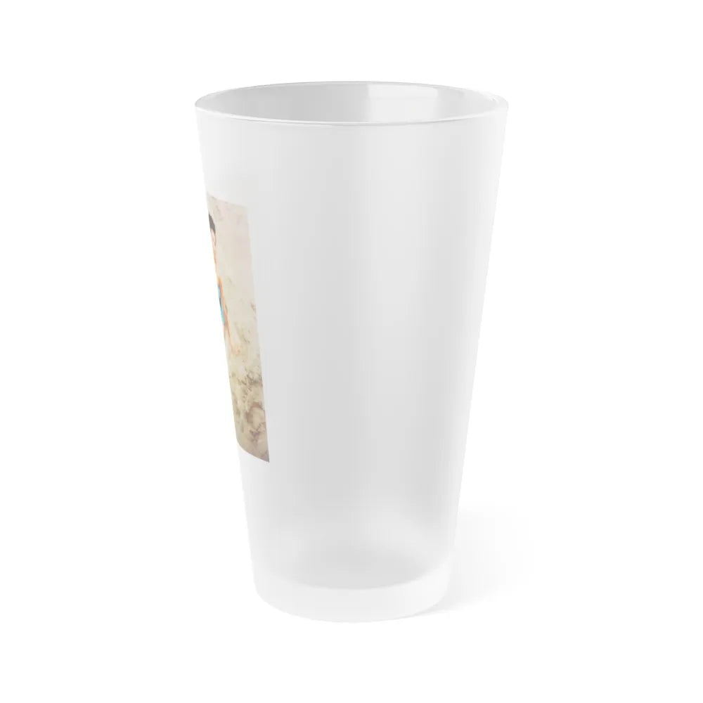 Rita Moreno #15 (Vintage Female Icon) Frosted Pint Glass 16oz-Go Mug Yourself