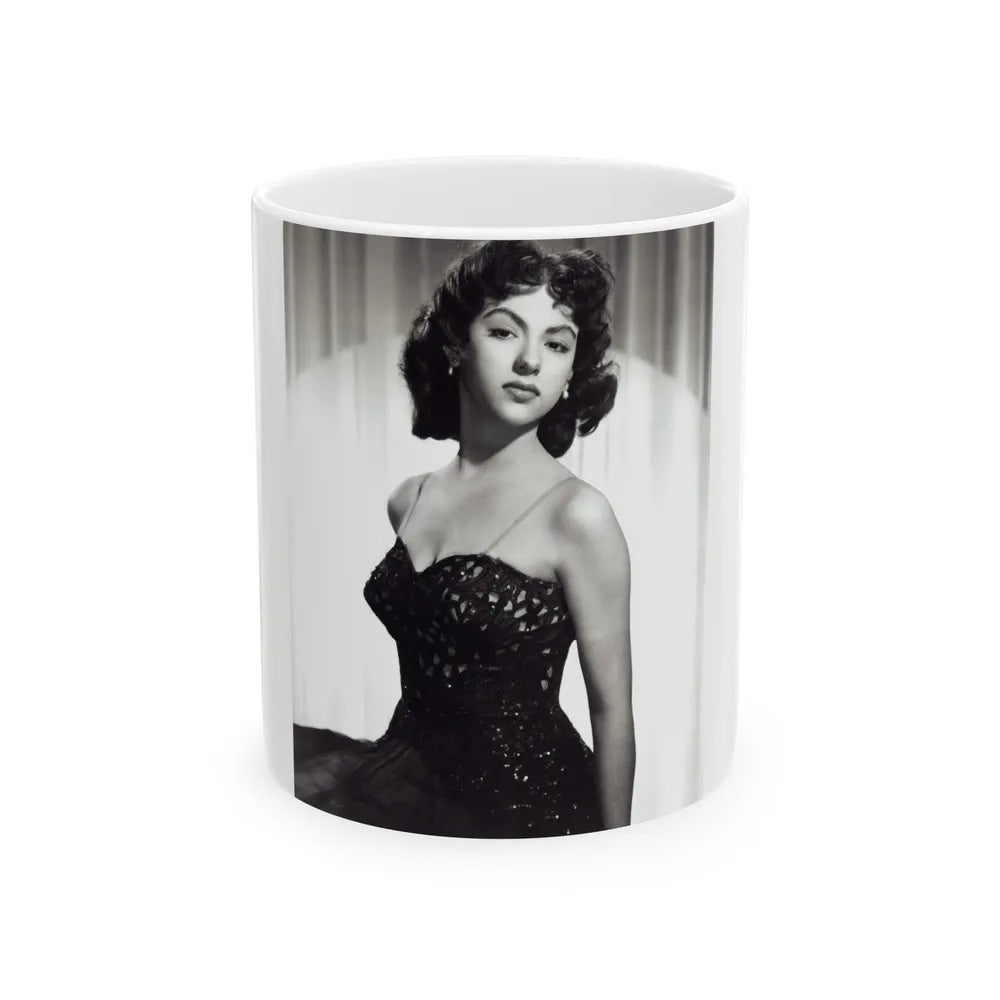 Rita Moreno #16 (Vintage Female Icon) White Coffee Mug-11oz-Go Mug Yourself