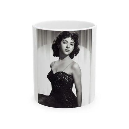 Rita Moreno #16 (Vintage Female Icon) White Coffee Mug-11oz-Go Mug Yourself