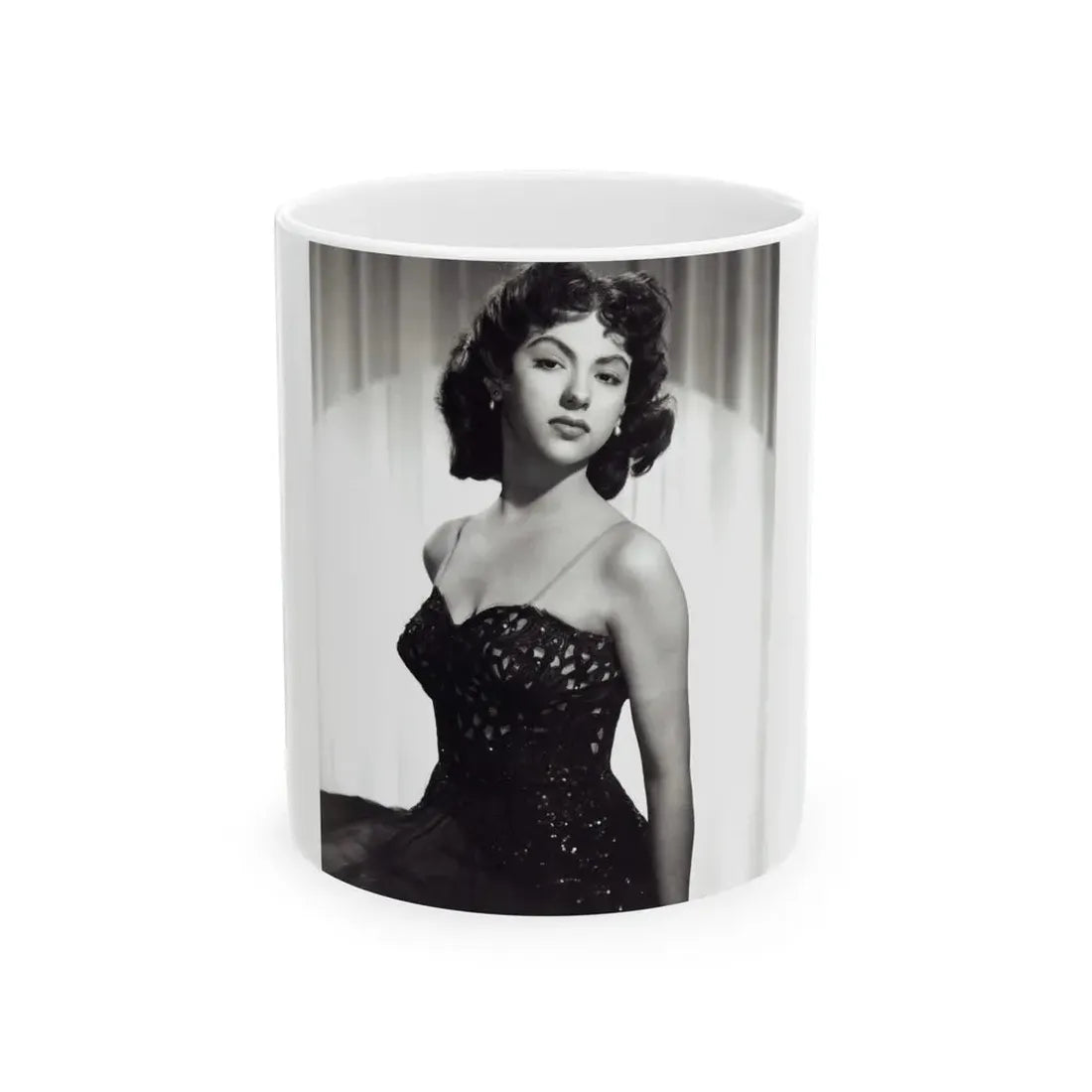 Rita Moreno #16 (Vintage Female Icon) White Coffee Mug 11oz - Go Mug Yourself
