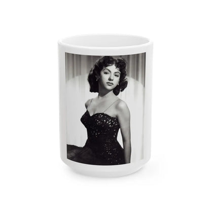 Rita Moreno #16 (Vintage Female Icon) White Coffee Mug-15oz-Go Mug Yourself