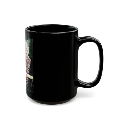 Rita Moreno #17 (Vintage Female Icon) Black Coffee Mug-Go Mug Yourself
