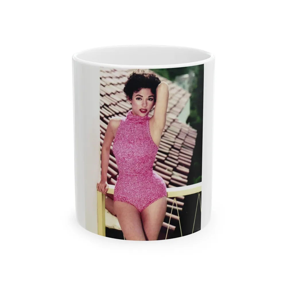 Rita Moreno #17 (Vintage Female Icon) White Coffee Mug-11oz-Go Mug Yourself